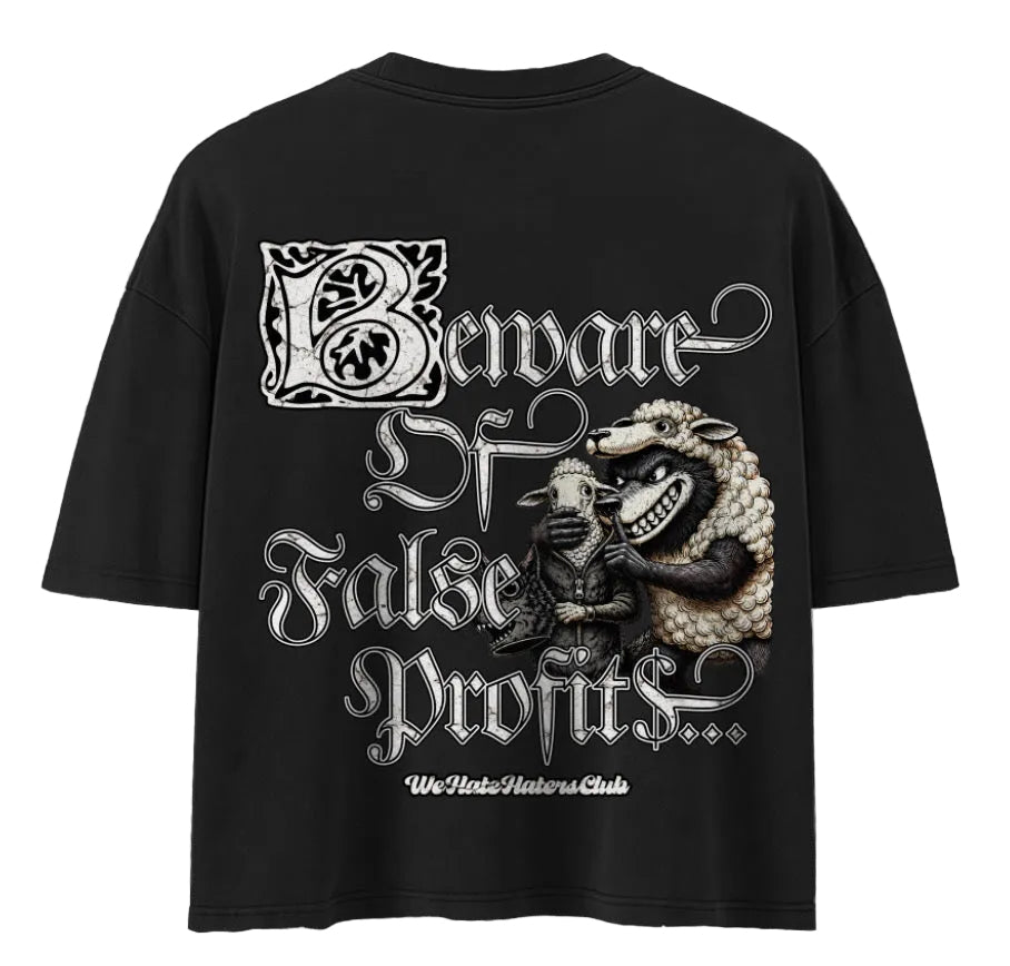 We Hate Haters Club Beware Tee (Black)