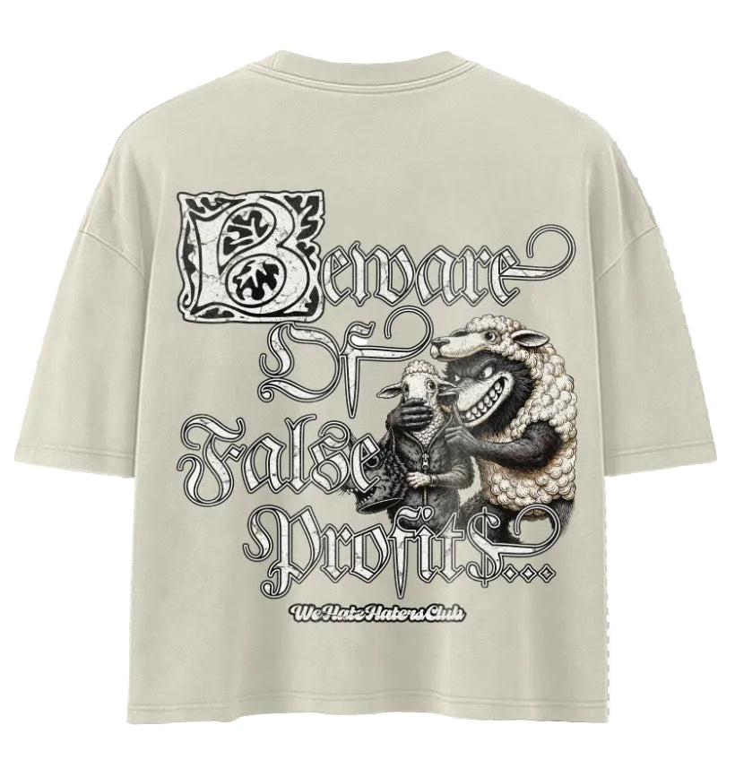We Hate Haters Club Beware Tee (Creme)