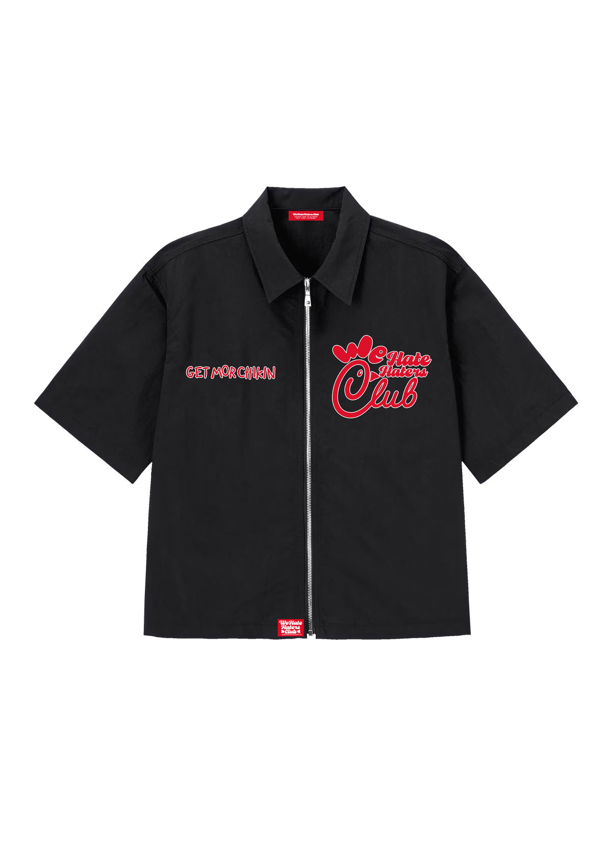We Hate Haters Club Work Shirt (GetMorChikn Black)