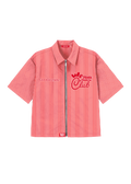 We Hate Haters Club Work Shirt (GetMorChikn White/Red)