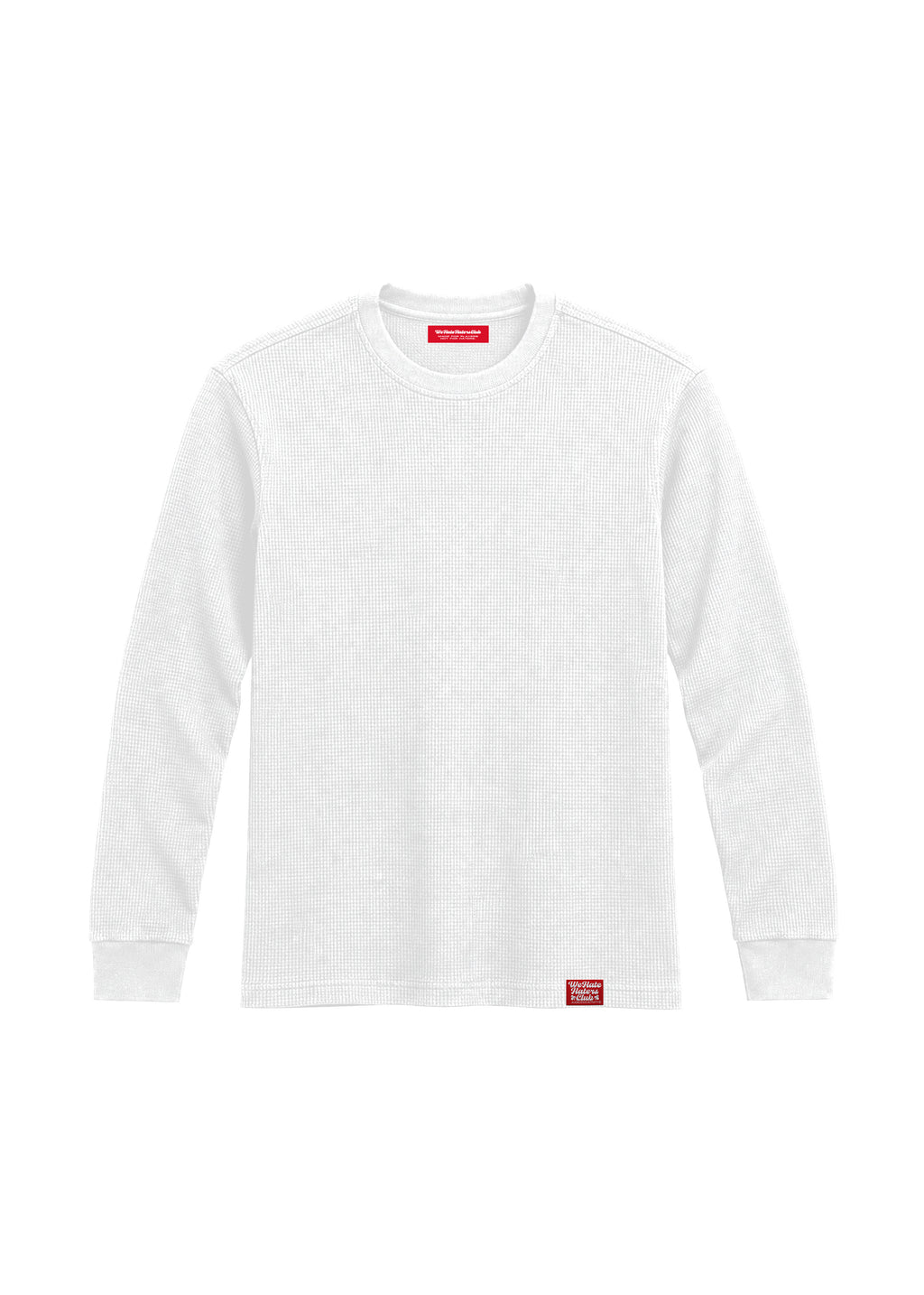 We Hate Haters Club Thermal Tee (White)