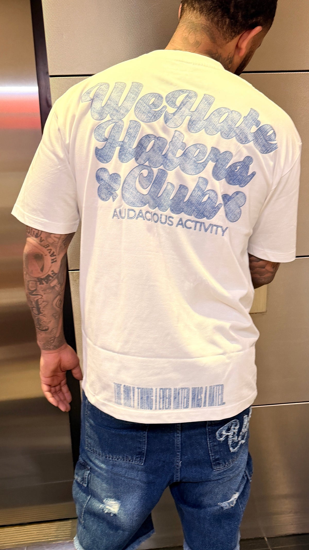 We Hate Haters Club Tee (Denim)