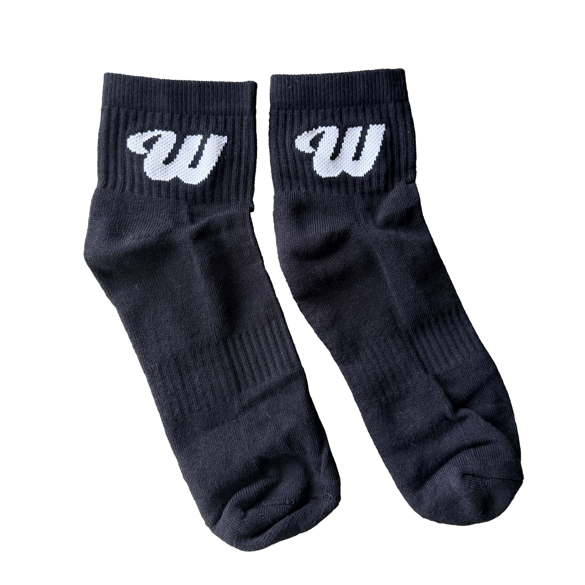 We Hate Haters Club Quarter Socks (Black)