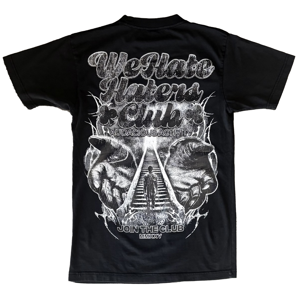 We Hate Haters Club Tee (Forever) Vintage Black/White