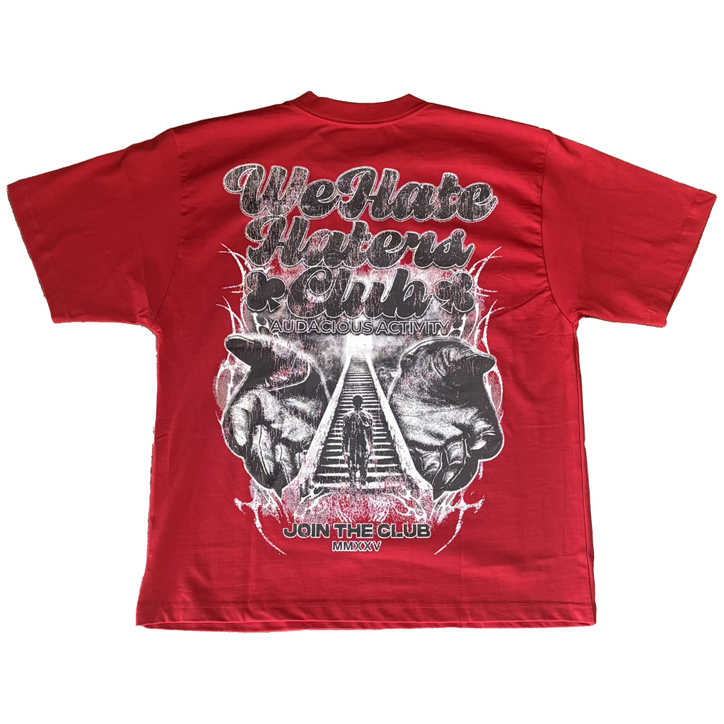 We Hate Haters Club Tee (Forever) Red/Black