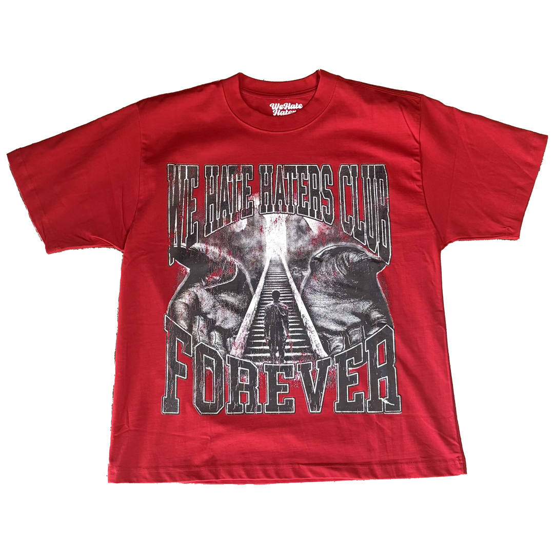 We Hate Haters Club Tee (Forever) Red/Black