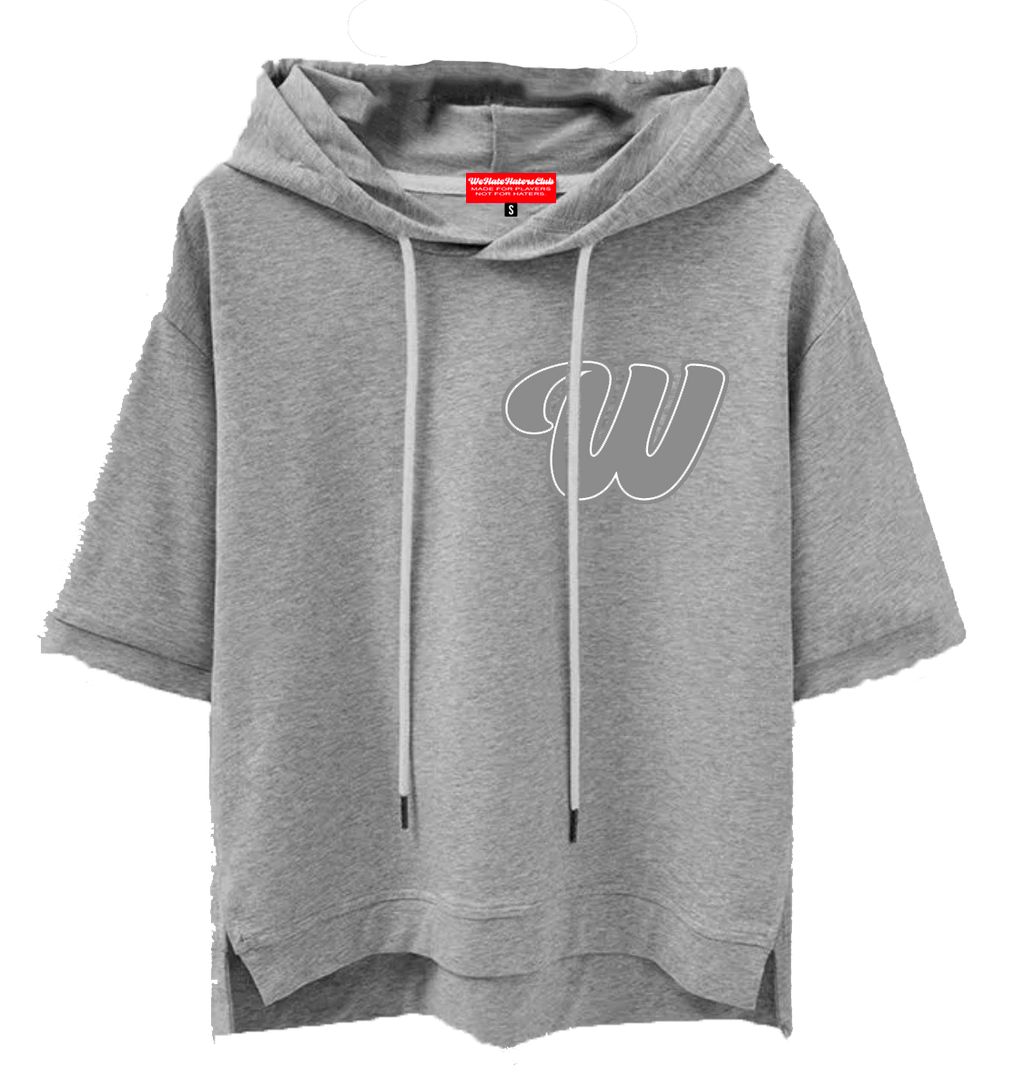 We Hate Haters Club Hooded Tee (Grey)