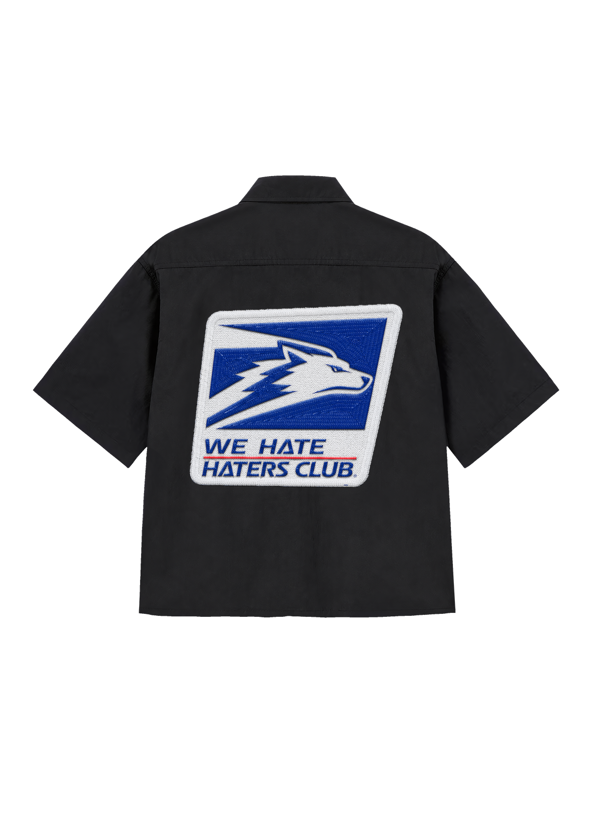 We Hate Haters Club Work Shirt (Black Postal)