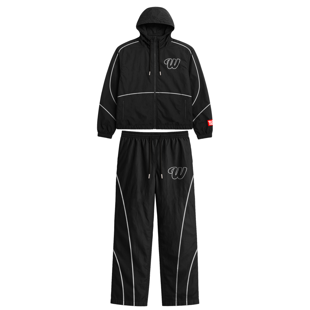 We Hate Haters Club Winners Windbreaker Set (Triple Black)