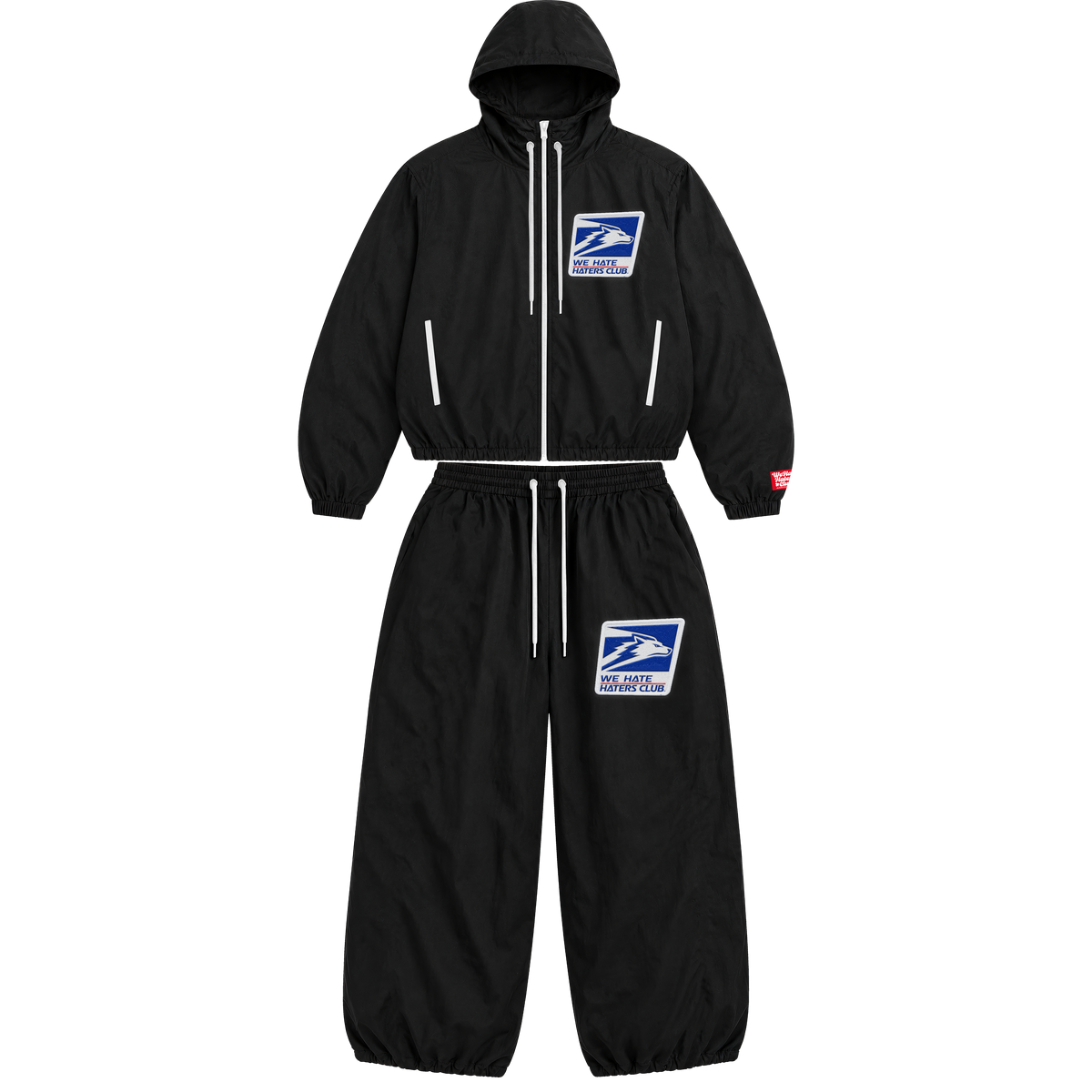 We Hate Haters Club Winners Windbreaker Set (Black Postal)