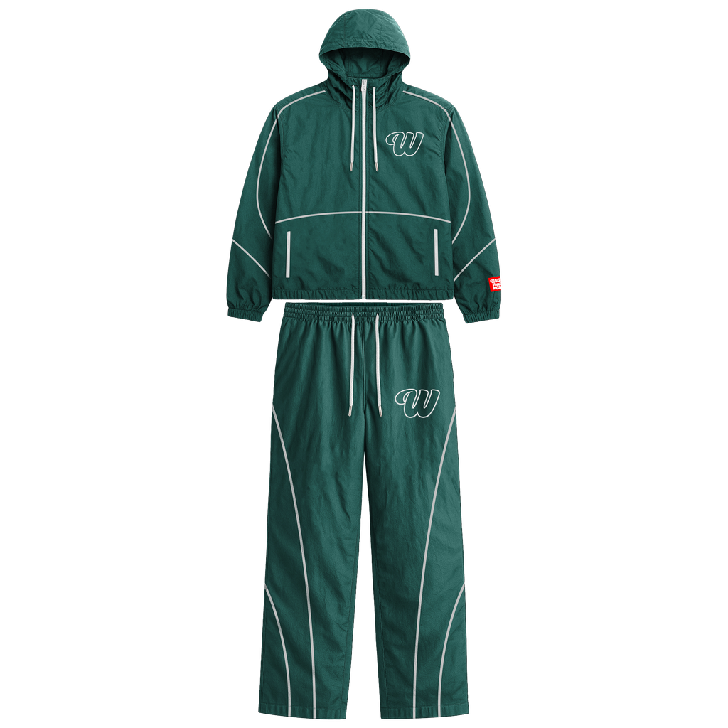 We Hate Haters Club Winners Windbreaker Set (Triple Green)