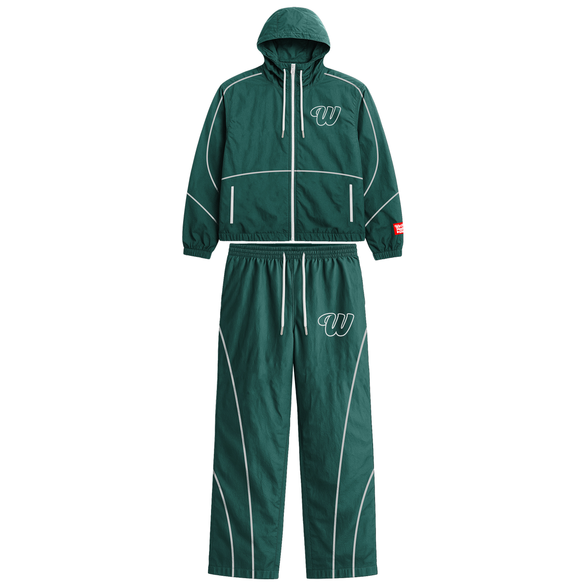 We Hate Haters Club Winners Windbreaker Set (Triple Green)