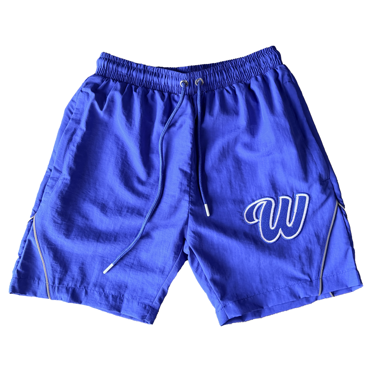 We Hate Haters Club Winners Windbreaker Shorts (Triple Royal Blue)