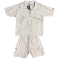 We Hate Haters Club Winners Windbreaker Shortset (Triple White)